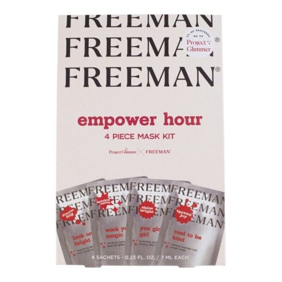 (8) BUNDLE LOT K-BEAUTY FACE MASKS Project Glimmer Empower Hour 4 Piece Mask Kit - Picture 3 of 12